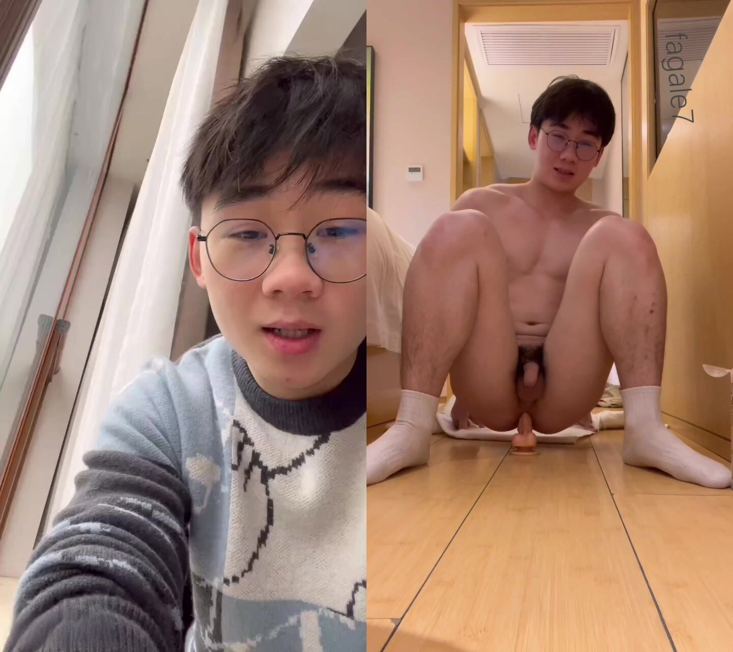 [CN SOLO] PBJL46 專訪調教直男 超白嫩可愛的某211院校研究生