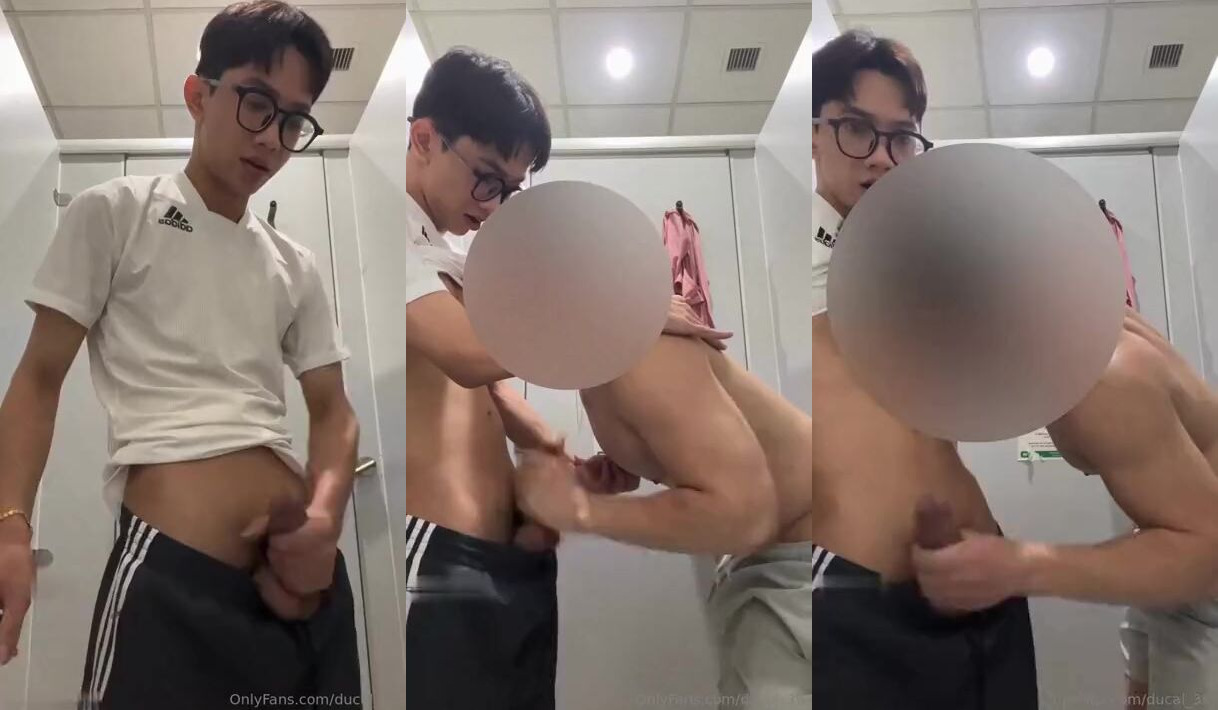 Asian twink gets jerked in a public bathroom stall – Ducal (7Ducal, imyour_seven, ducal_39)