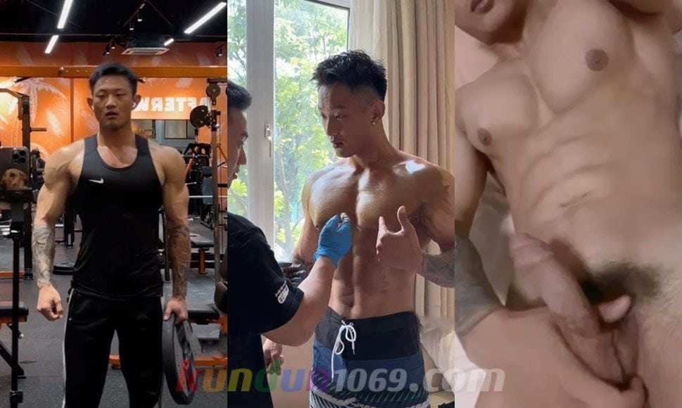 [CHINESE] 抖音網紅黝黑健身肌肉痞子直男帥哥專訪